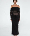 Benni Yasmin Maxi Dress - 8 / Black - Dresses