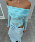 BENNI Yasmin Maxi Dress in Blue - 8 / Blue - Dresses