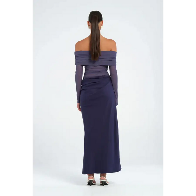YasminOffShoulderDressNavy3