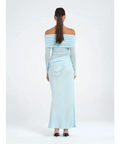 Benni - Yasmin Off-Shoulder Maxi Dress - Baby Blue - Dresses