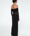 Benni Yasmin Off-Shoulder Maxi Dress Black - 10 / Black - Dresses