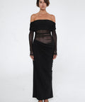 Benni Yasmin Off-Shoulder Maxi Dress - Dresses