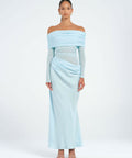 BEN135-1-WEBRES_LaurenStevenson_YasminOff-ShoulderMaxiDress_BabyBlue-2