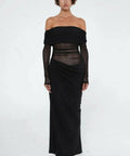 Benni Yasmin Off-Shoulder Maxi Dress - Dresses