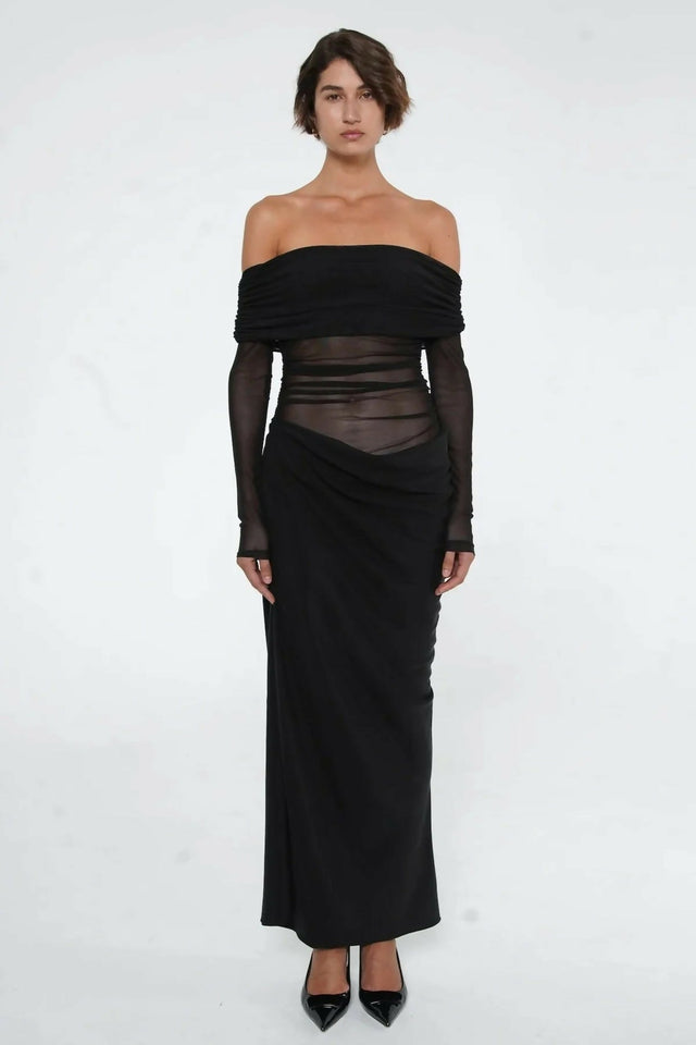 Benni Yasmin Off-Shoulder Maxi Dress - Dresses