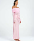 BEN135-1-WEBRES_LaurenStevenson_YasminOff-ShoulderMaxiDress_Pink-2