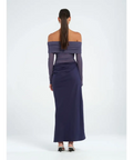 Benni - Yasmin Off-Shoulder Maxi Dress - Navy - Dresses
