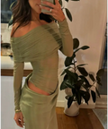 Benni. ‘Yasmin’ off the Shoulder Maxi - Dresses