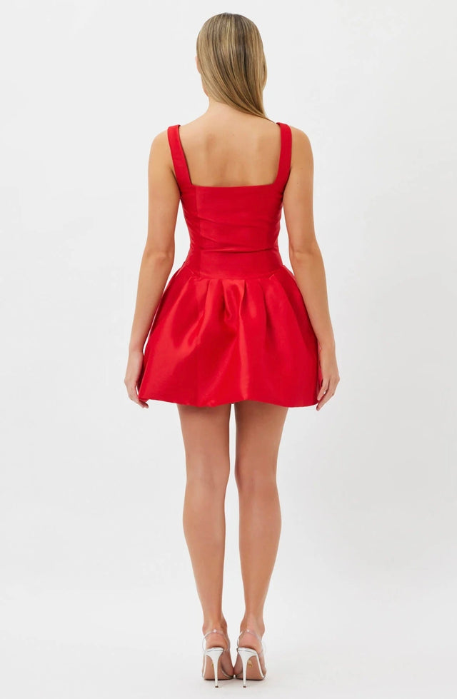Bianca and Bridgett Alba Mini Dress Red - 8 - Dresses