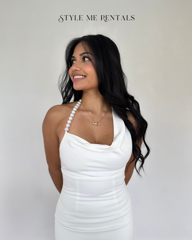 Bianca and Bridgett Mia Pearl Midi Dress White - Dresses