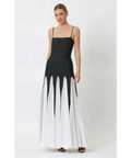 Bianca & Bridgett Amalia Maxi Dress Black Size 10 - 10 / Multi - Dresses