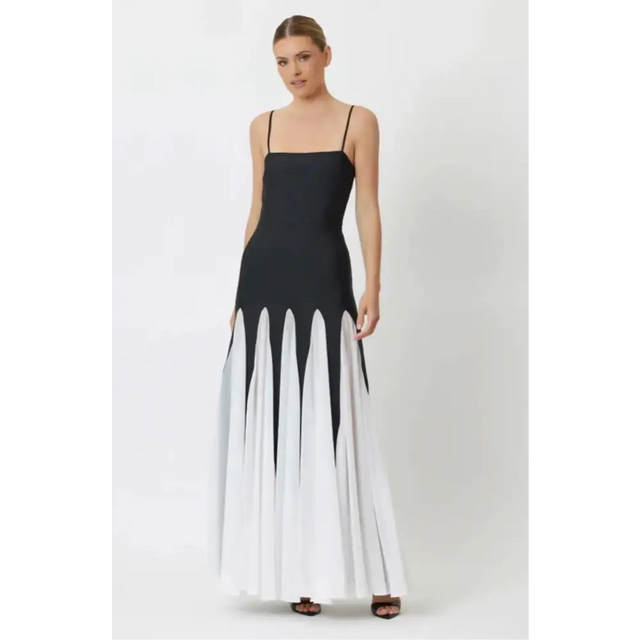 Bianca & Bridgett Amalia Maxi Dress Black Size 10 - 10 / Multi - Dresses