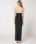 Bianca & Bridgett Ashley Gown in Black White - 8 / Black - Dresses