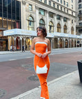 Bianca & Bridgett Ashley Midi Dress in Orange - Dresses