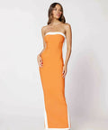 Bianca & Bridgett Ashley Midi Dress in Orange - Dresses