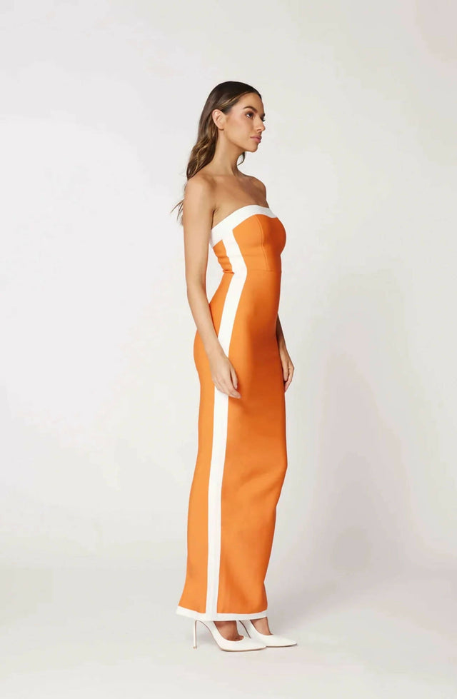 Bianca & Bridgett - Bianca & Bridgett Ashley Orange Dress