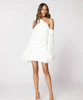 Bianca & Bridgett Dezi Mini Dress - 8 / White - Dresses
