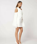 Bianca & Bridgett Dezi Mini Dress - 8 / White - Dresses