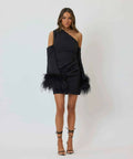 Bianca & Bridgett Dezi Mini Dress Black - 8 / Black - Dresses