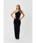Bianca & Bridgett Juni Long Black Dress - 12 / Black - Dresses