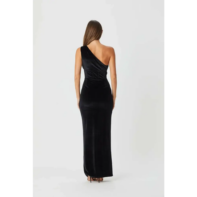 Bianca & Bridgett Juni Long Black Dress - 12 / Black - Dresses