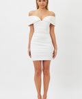 Bianca & Bridgett Katerina Mini Dress - White - 10 / White - Dresses