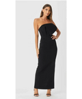Bianca & Bridgett London Long Black Dress - 12 / Black - Dresses