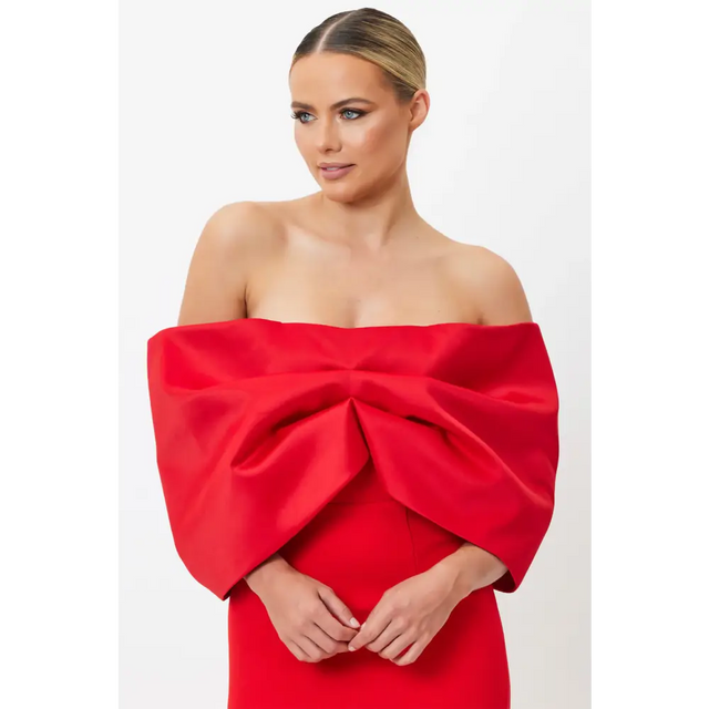 Bianca & Bridgett Natalia Midi - 160 / Red - Dresses
