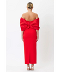 Bianca & Bridgett Natalia Midi - 160 / Red - Dresses
