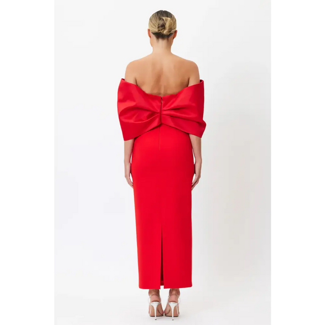 Bianca & Bridgett Natalia Midi - 160 / Red - Dresses