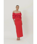 Bianca & Bridgett Natalia Midi - 160 / Red - Dresses