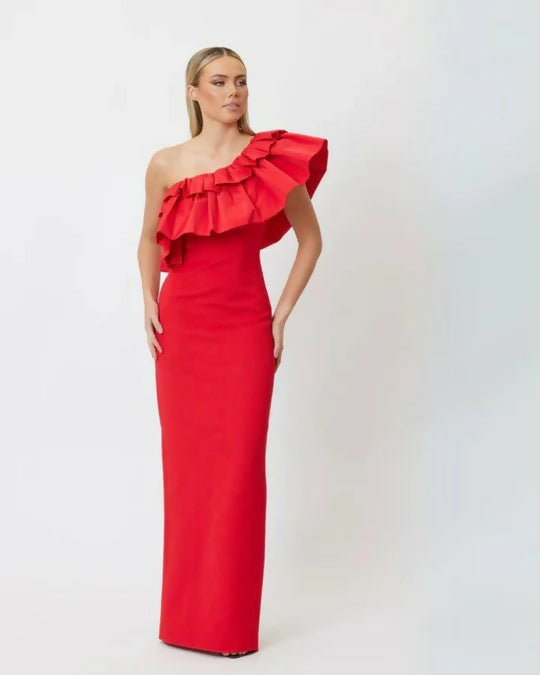 Bianca & Bridgett Ruby Dress - 6 / Red - Dresses