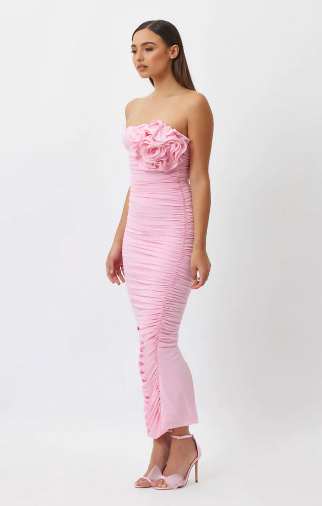 Bianca & Bridgett Tara Midi Dress - 6 / Pink - Dresses