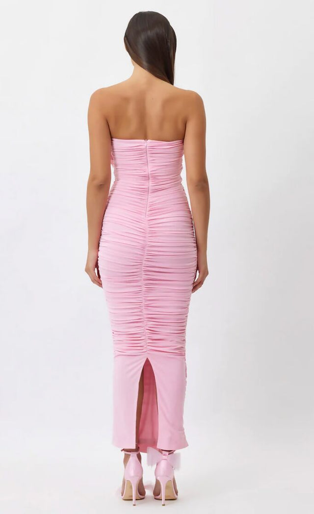 Bianca & Bridgett Tara Midi Dress - 6 / Pink - Dresses