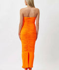 Bianca & Bridgett Tara Midi Orange Size 12 - 12 / Orange - Dresses