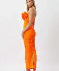 Bianca & Bridgett Tara Midi Orange Size 12 - 12 / Orange - Dresses