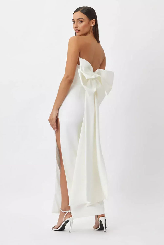 Bianca & Bridgett Willow Midi Dress White Size 14 - 14 / White - Dresses