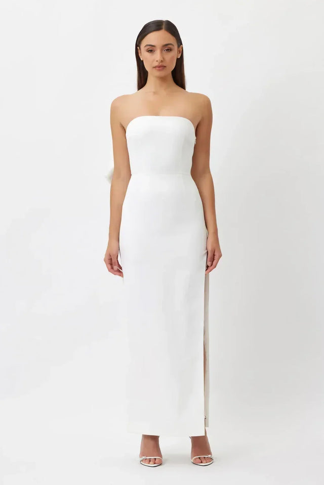 Bianca & Bridgett Willow Midi Dress White Size 14 - 14 / White - Dresses