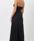 Bianca Mara Pleated Dress Black - 10 / Black - Dresses