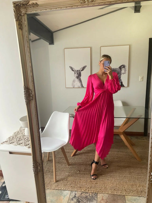 Billy J Angelina Dress - 6 / Pink - Dresses
