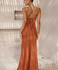 Billy J Boutique Chiara Maxi Dress - 10 / Brown - Dresses