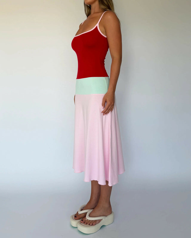 Blanch Wear Lucy Midi Dress - Sorbet - Dresses