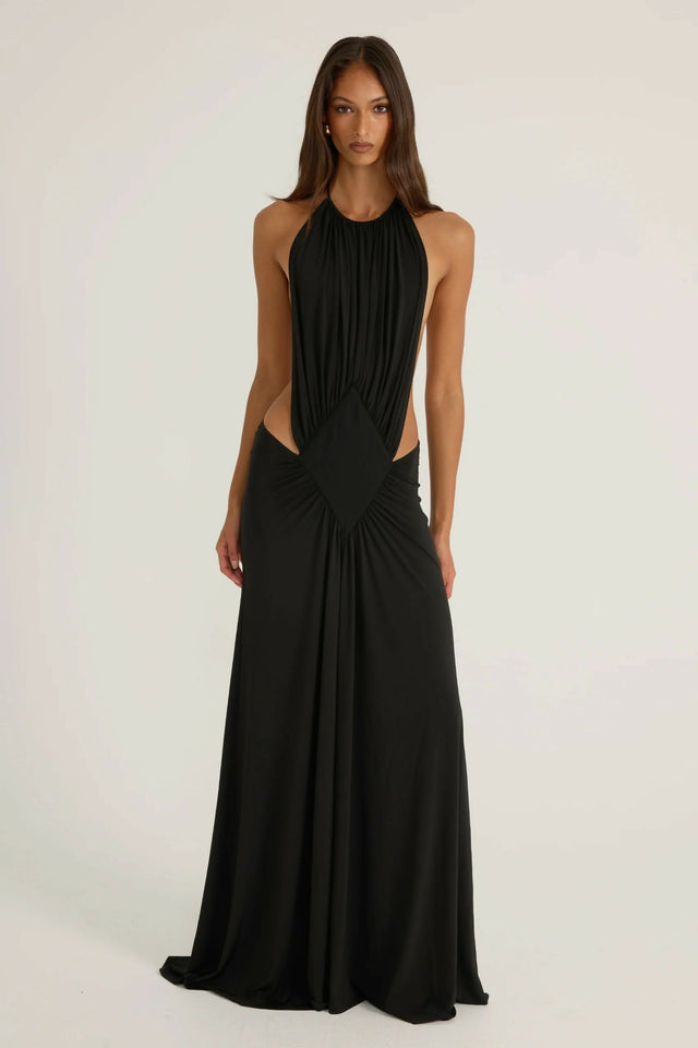 Ance Gria Jackie Gown in Black