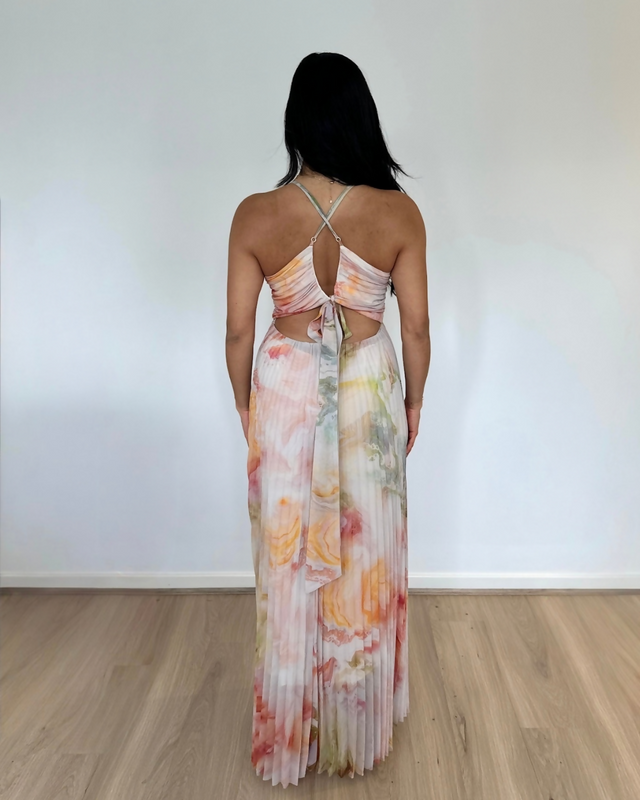 Ministry of Style The Label Sunrise Strap Dress Patterned