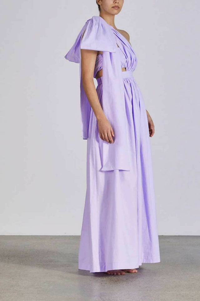 Bondi Born St Tropez Long Dress in Lavender - 6 / Lavender - Dresses