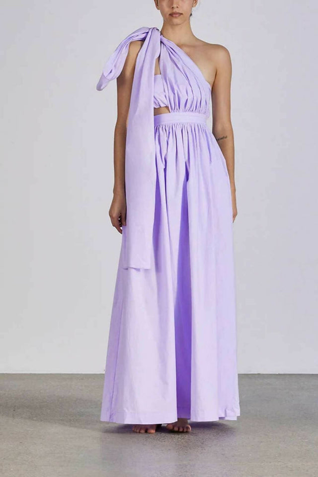 Bondi Born St Tropez Long Dress in Lavender - 6 / Lavender - Dresses