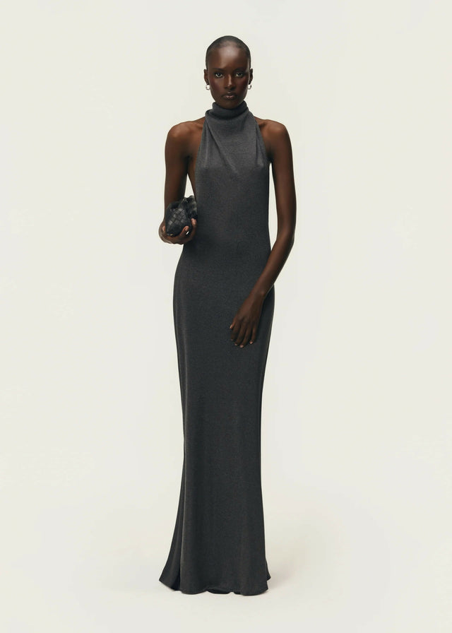 Arcina Ori Romy Dress Chrome Metallic Size 8