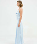 Bübish Luxe Savannah Rosette Gown - 8 / Blue - Dresses