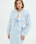 Bübish Luxe Savannah Rosette Gown - 8 / Blue - Dresses