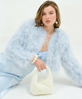 Bübish Luxe Savannah Rosette Gown - 8 / Blue - Dresses